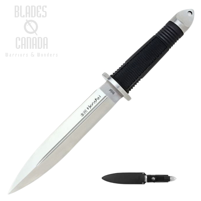 Honshu Fighter I Fixed Blade Knife, Full Tang, Leather Sheath, UC2630